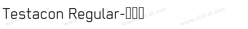 Testacon Regular字体转换